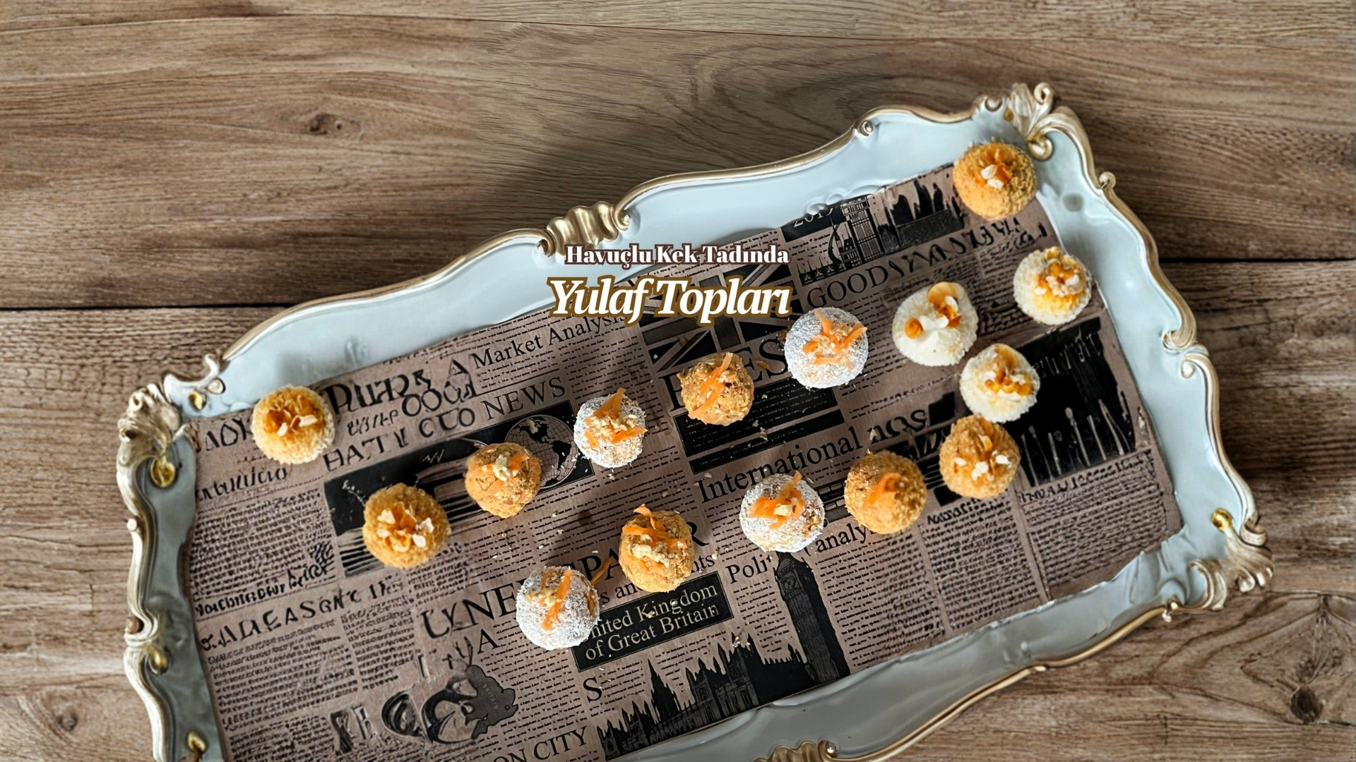 Havuçlu Kek Tadında Yulaf Topları